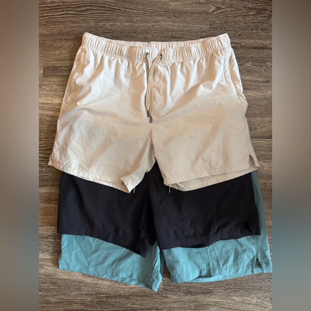 (3) Mens R.O.W. Right Of Way Jason Woven Shorts XL Extra Large